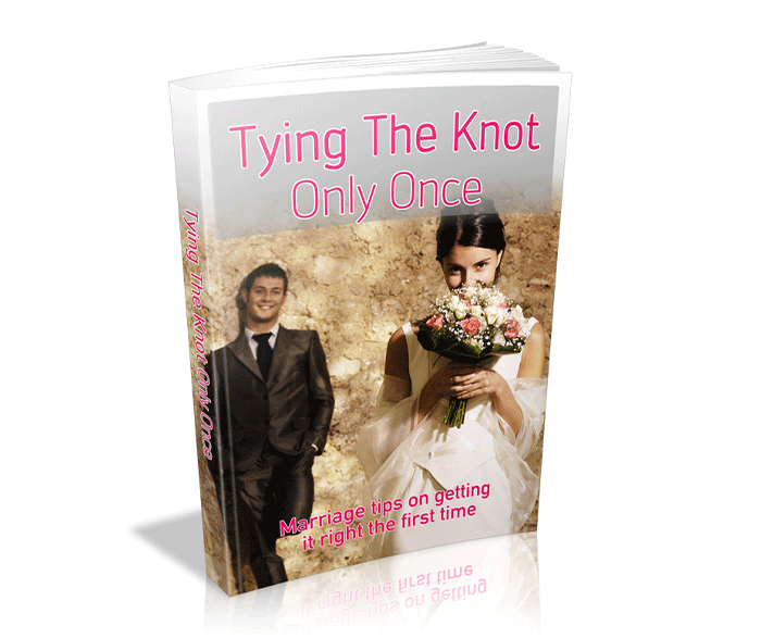 Tying The Knot Only Once PLR/MRR Ebook