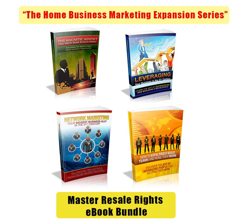 The Home Business Marketing Expansion Series PLR Pack