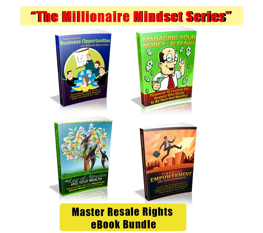 The Millionaire Mindset PLR Ebook Bundle