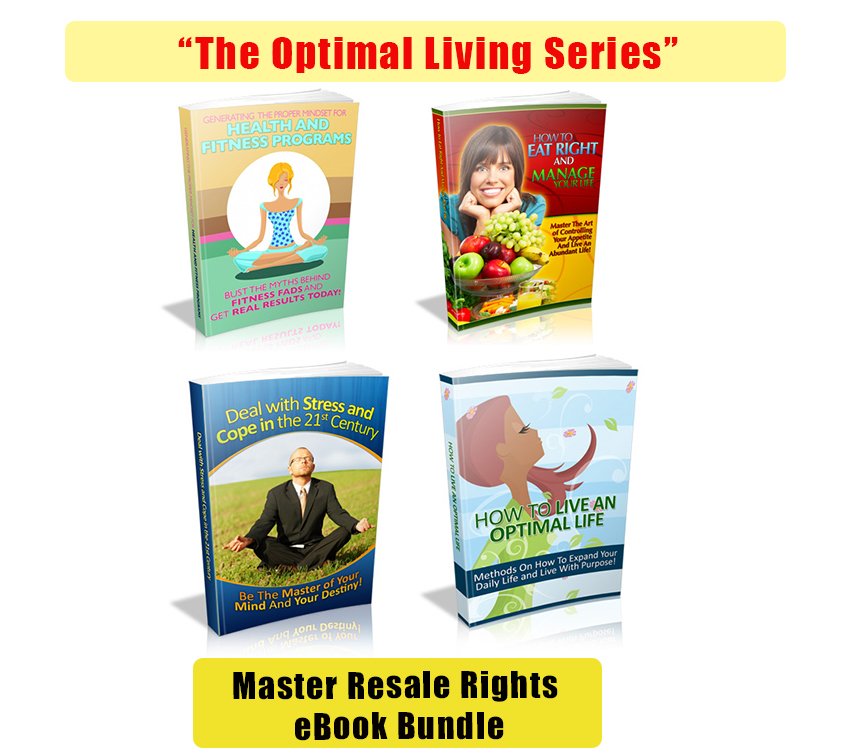 The Optimal Living Series plr ebooks