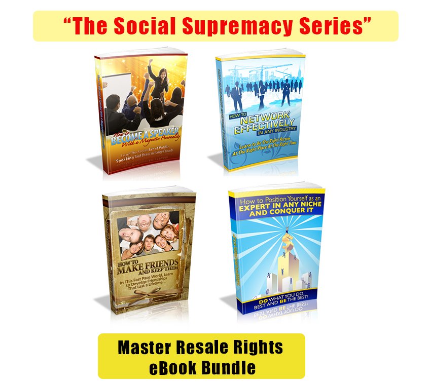 The Social Supremacy Series PLR eBook Bundle